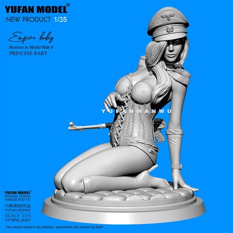 135 Yufan Resin Model Kits Figure Beauty Colorless And Self Assembled Yfww 2097model Building