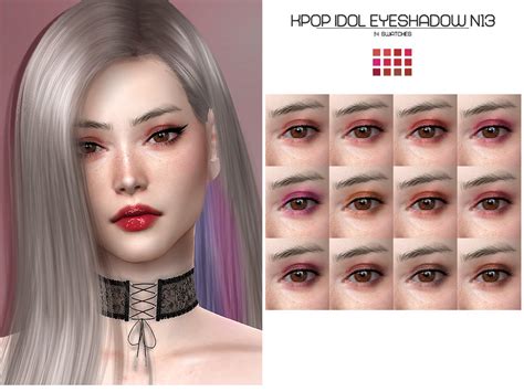 The Sims Resource Lmcs Kpop Idol Eyeshadow N13