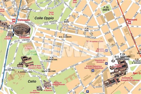 Roma Cartina Centro