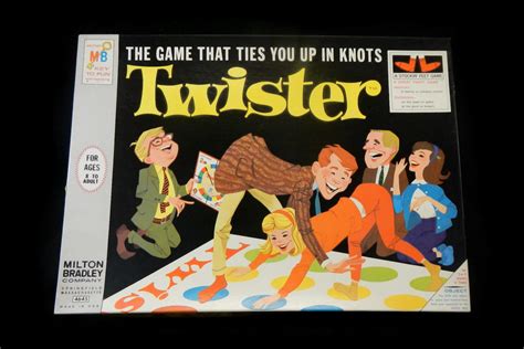 Vintage Twister Game Milton Bradley No 4645 1966 Fun Etsy