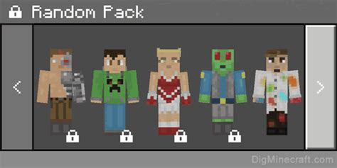 Random Skin Pack In Minecraft