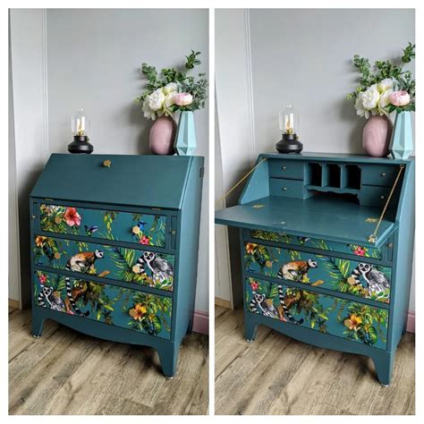1 Old Handmade Writing Desk Turned Into A Changing Table For The New