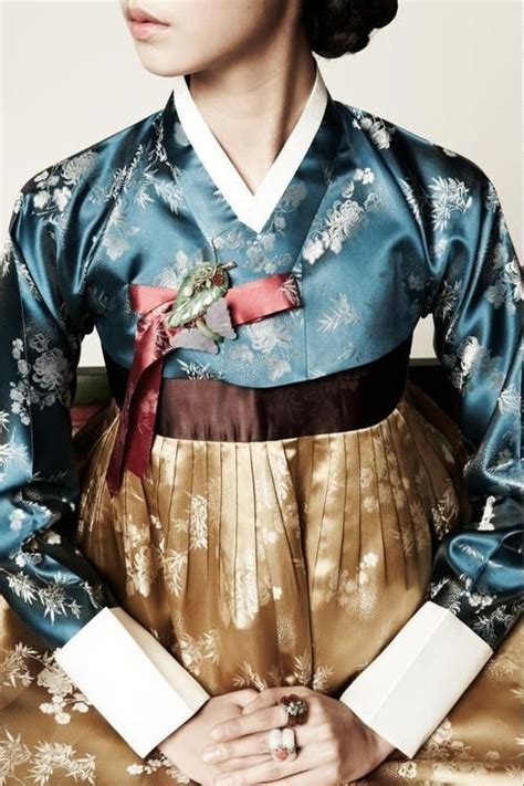 Designed By Suk Hyun Hanbok Note To Self Love This Blue Fabricgood