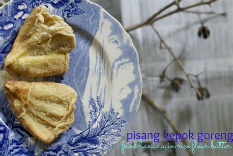 Indonesian Medan Food Pisang Goreng Medan Medan Style Fried Banana