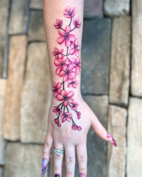 Top 78 Cherry Blossom Forearm Tattoo Best Vn