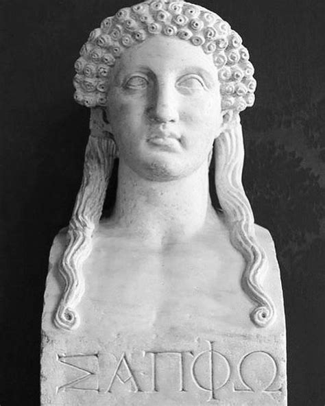 Sappho Was An Ancient Greek Female Poet Who Wrote Lyrical Poetry Famous