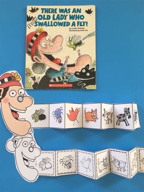 Printable Old Lady Who Swallowed A Fly Activities