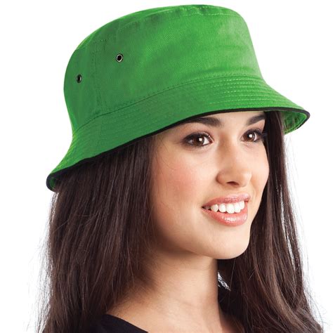 Promotional Sandwich Brim Bucket Hats Branded Online Promotion Products