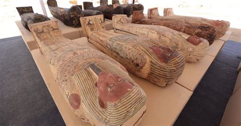 250 Mummies In Coffins Among Latest Discoveries From Egypts Saqqara