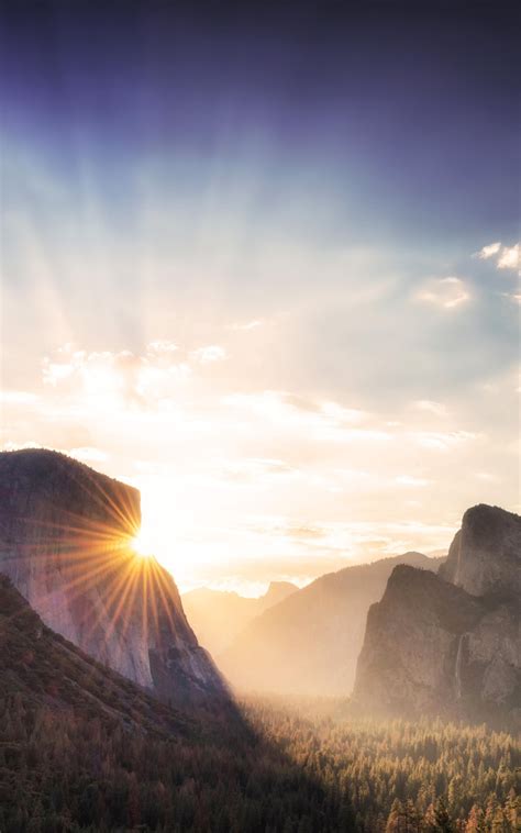 800x1280 Yosemite Sunrise From Tunnel View 5k Nexus 7samsung Galaxy