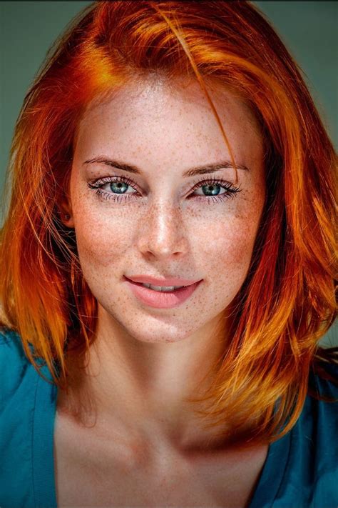 Meet Beauty Red Haired Girl In Turquoise Red Hair Green Eyes