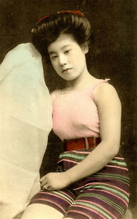 Japanese Swimsuit Girls Meiji Era Bathing Beauties Of Old Japan A Photo On Flickriver