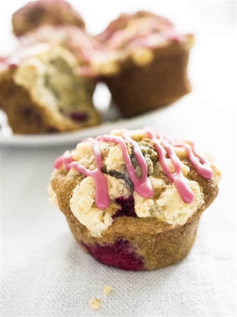 Raspberry Muffins With Streusel Topping Plated Cravings