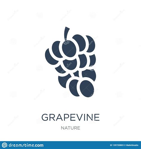 Grapevine Icon In Trendy Design Style. Grapevine Icon Isolated On White Background. Grapevine ...