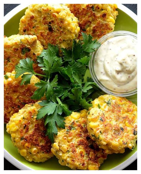 This vegan cornbread is seriously the best. Vegan Corn Fritters - TheVegLife