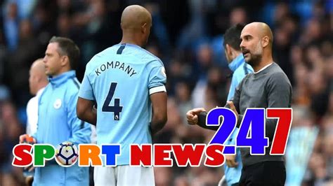 man city captain vincent kompany in line for a new contract youtube