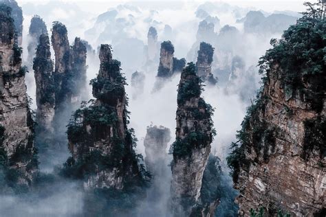 Zhangjiajie National Park Avatars Hallelujah Mountains On Earth Hd