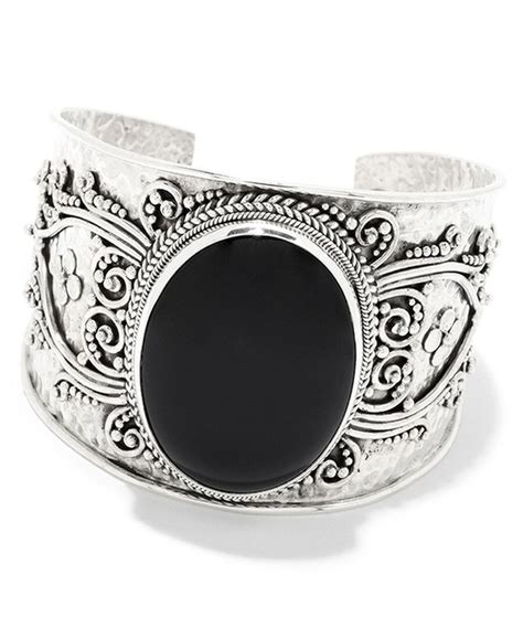 Look At This Black Onyx Sterling Silver Cuff On Zulily Today