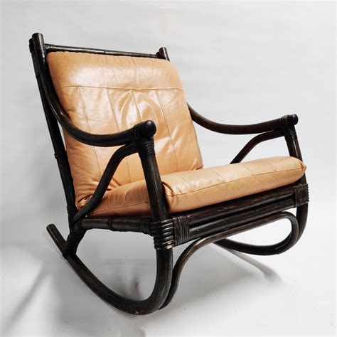 Vintage Leather Rocking Chair Odditieszone