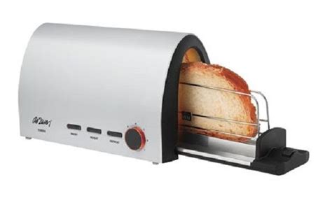 The Future Of Toasters Is Horizontal Toaster Cool Toasters Glass