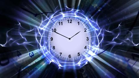 Abstract Clock Time Travel Loop Stock Motion Graphics Motion Array