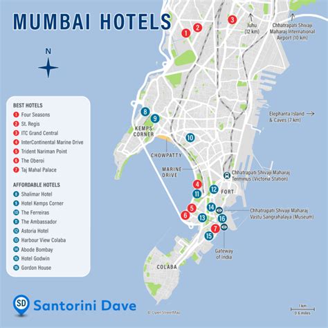 Mumbai Hotel Map Best Areas Neighborhoods And Places To Stay