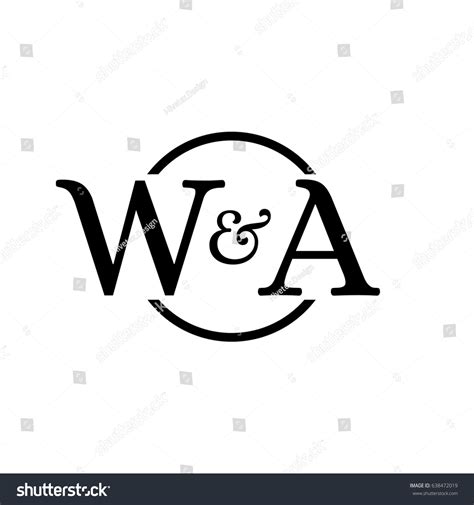 Wa Logo Stock Vector Royalty Free 638472019 Shutterstock
