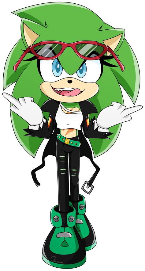 Genderbent Scourge The Hedgehog By Thecookiejar13 On Deviantart