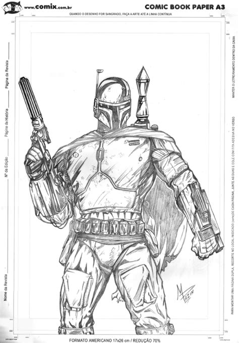 Boba Fett Star Wars In Marc Pazins Pin Ups Commissions And Sequential Art Comic Art Gallery