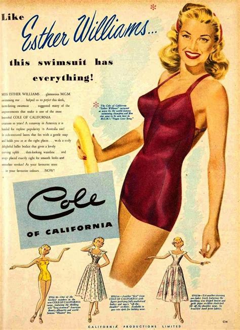 Pin Su Vintage Swimwear Ads
