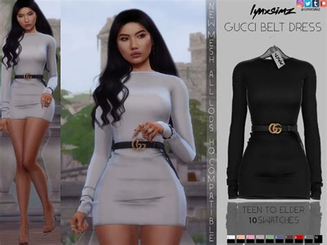 Gucci Top For The Sims 4 Spring4sims Sims 4 Toddler Sims 4 Clo