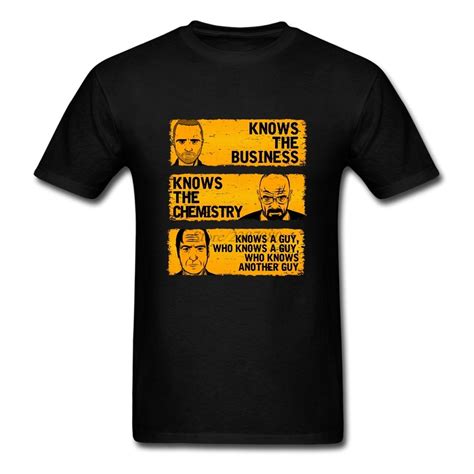 Breaking Bad T Shirt O Neck Cotton Short Sleeve Custom Knows A Guy Mens