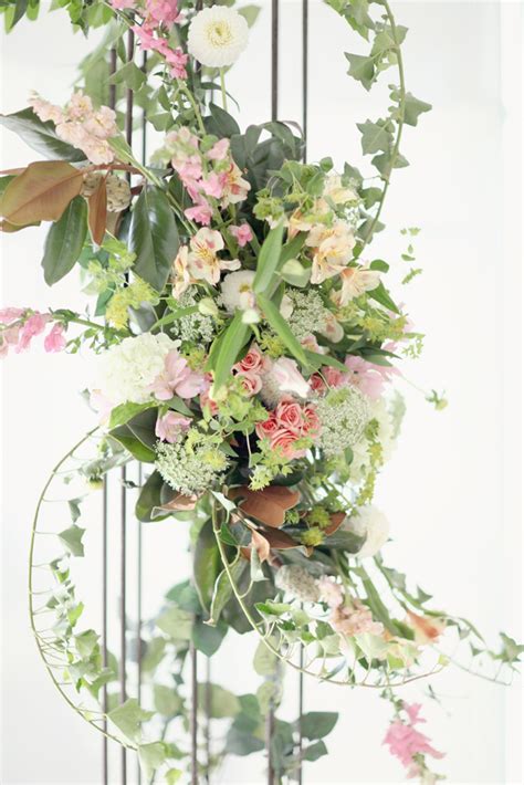 Floral Garland On Wedding Arch Elizabeth Anne Designs