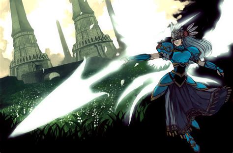 Lack Lenneth Valkyrie Valkyrie Profile Series Bad Id Bad Pixiv Id 1girl Armor Armored
