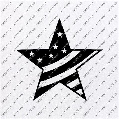 Star Stars Svg Files Usa Flag Svg Design Original Design Svg
