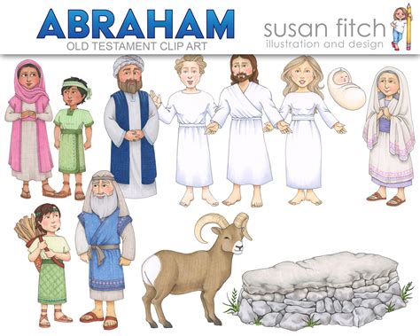 Abraham Old Testament Clip Art Set Etsy Uk
