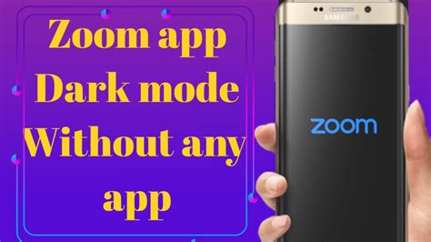 How To Enable Dark Mode In Zoom Meeting App Ll Zoom App Dark Mode
