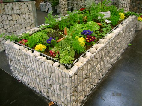 Hochbeet 250x100x80 cm, 30 mm stark 369 €. Gabionen Hochbeet - Steine im Garten Shop