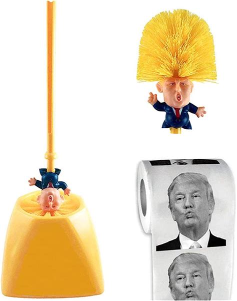 Trump Toilet Brush Holders Donald Trump Toilet Papers Rolls Funny