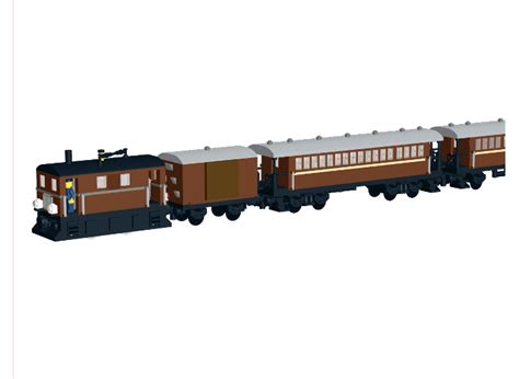 Wisbech Upwell Tramway Passenger Train From BrickLink Studio BrickLink