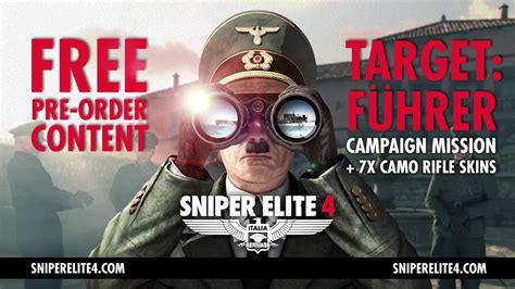 Sniper Elite 4 Target Führer Dlc Trailer Herné Video Sectorsk