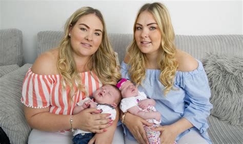Twin Sisters Give Birth On The Same Day At Leicester Royal Infirmary Uk News Uk