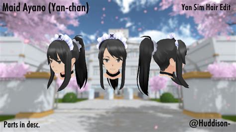 Yan Sim Hair Edit X Mmd Maid Ayano By Huddison On Deviantart