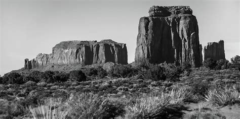 Old Western Landscape In Black And White Photograph By Gregory Ballos