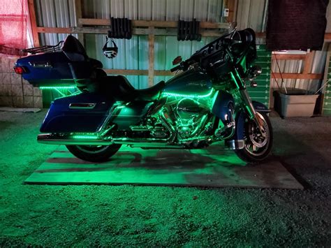 Harley Green Underglow Motorcycle Led Lighting Led Strip Lighting