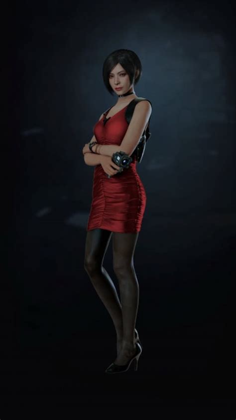 Resident Evil Ada Wong Inspired Dress Cosplay Cosplay Women Women Red