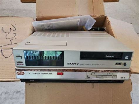 Sony Betamax Video Cassette Recorder Sl 5000 Parrott Marketing Group