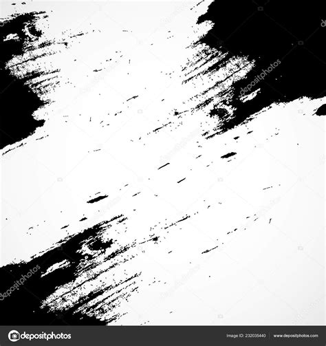Abstract Grunge Background Brush Stroke Texture Grunge Black Brush