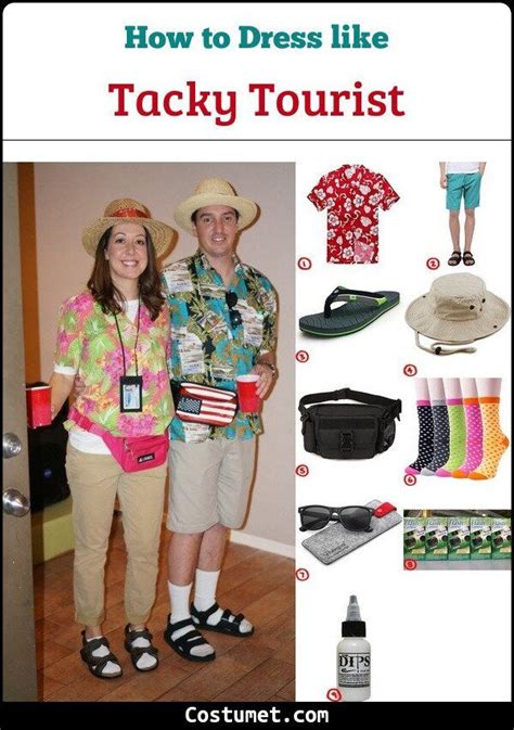 How To Dress Super Tacky Tourist Costume For Cosplay And Halloween Tourist Costume Tacky