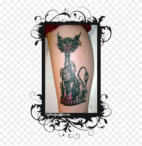 Alice In Wonderland Tattoos Cheshire Cat Grin Tattoo Hd Png Download